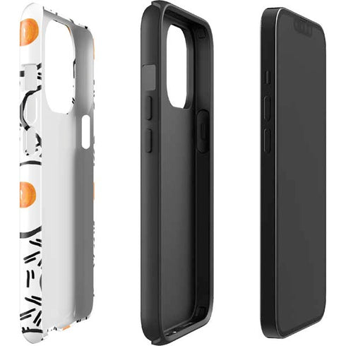 Bouffants and Broken Hearts Eggs iPhone 14 Pro Impact Case
