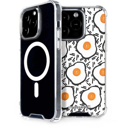Bouffants and Broken Hearts Eggs iPhone 14 Pro MagSafe Case