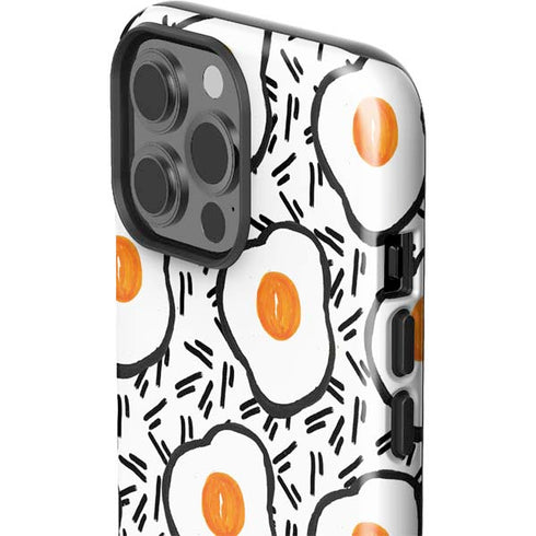 Bouffants and Broken Hearts Eggs iPhone 15 Pro Max Impact Case