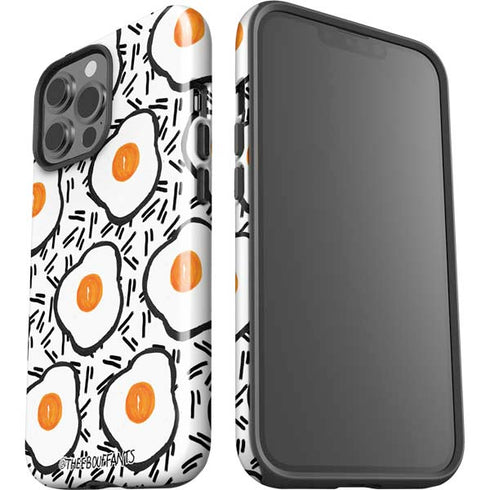 Bouffants and Broken Hearts Eggs iPhone 15 Pro Max Impact Case