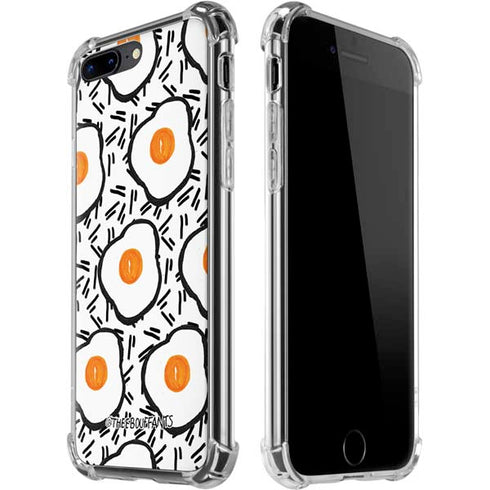 Bouffants and Broken Hearts Eggs iPhone 7/8 Plus Clear Case
