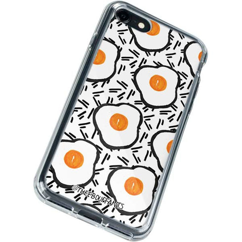Bouffants and Broken Hearts Eggs iPhone SE (2nd & 3rd Gen) Clear Case