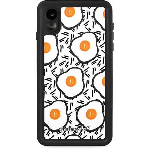 Bouffants and Broken Hearts Eggs iPhone XR Waterproof Case