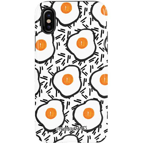 Bouffants and Broken Hearts Eggs iPhone XS Pro Case