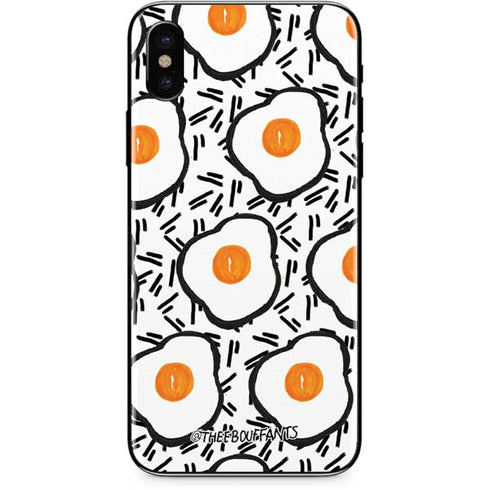 Bouffants and Broken Hearts Eggs iPhone XS Skin