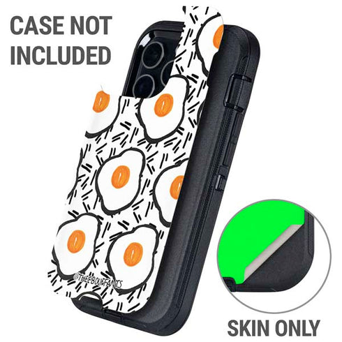 Bouffants and Broken Hearts Eggs Otterbox Defender iPhone Skin
