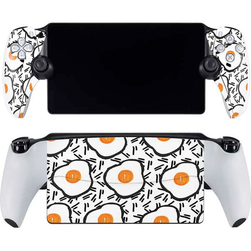 Bouffants and Broken Hearts Eggs PlayStation Portal Remote Player Skin