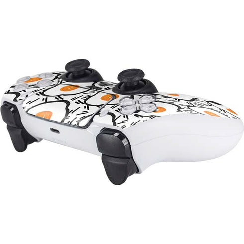 Bouffants and Broken Hearts Eggs PS5 Controller Skin