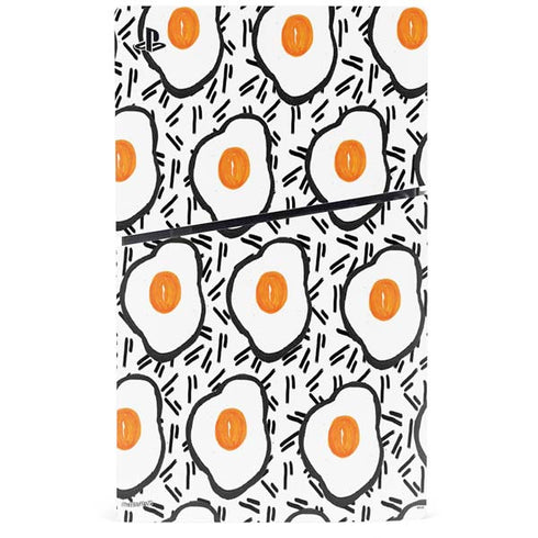 Bouffants and Broken Hearts Eggs PS5 Slim Disk Console Skin
