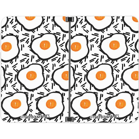 Bouffants and Broken Hearts Eggs Surface Duo Skin