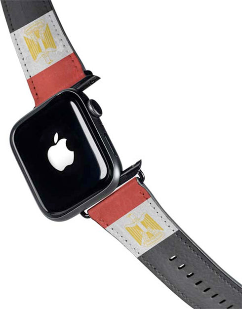 Egypt Flag Distressed Apple Watch Band 42-44mm