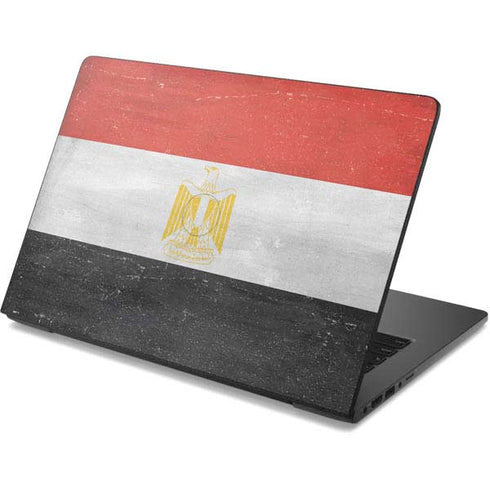 Egypt Flag Distressed Dell Chromebook Skin