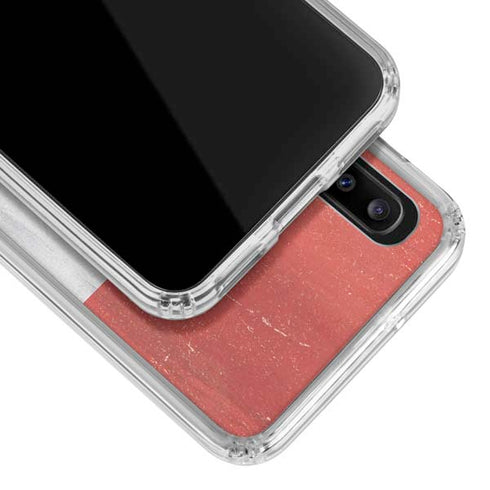 Egypt Flag Distressed Galaxy A30 Clear Case