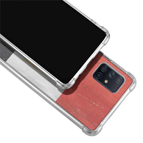 Egypt Flag Distressed Galaxy A71 5G Clear Case