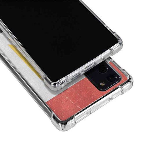 Egypt Flag Distressed Galaxy Note20 5G Clear Case