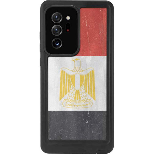 Egypt Flag Distressed Galaxy Note20 Ultra 5G Waterproof Case