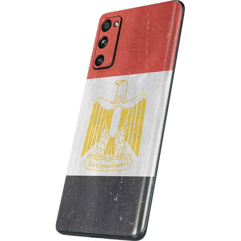 Egypt Flag Distressed Galaxy S20 Fan Edition Skin