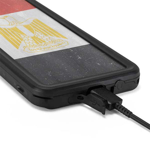 Egypt Flag Distressed Galaxy S20 Plus Waterproof Case