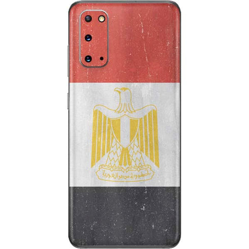 Egypt Flag Distressed Galaxy S20 Skin