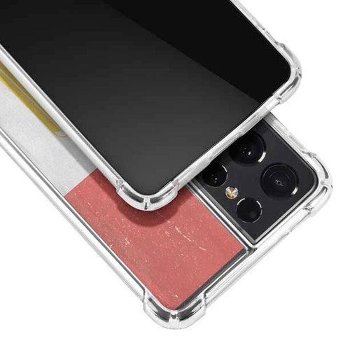 Egypt Flag Distressed Galaxy S21 Ultra 5G Clear Case