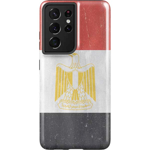 Egypt Flag Distressed Galaxy S21 Ultra 5G Pro Case