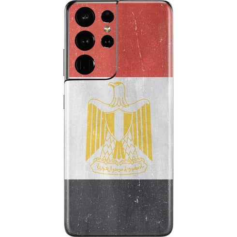 Egypt Flag Distressed Galaxy S21 Ultra 5G Skin