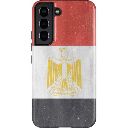 Egypt Flag Distressed Galaxy S22 Pro Case