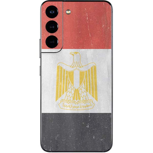Egypt Flag Distressed Galaxy S22 Skin