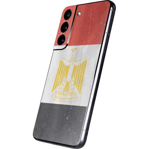 Egypt Flag Distressed Galaxy S22 Skin