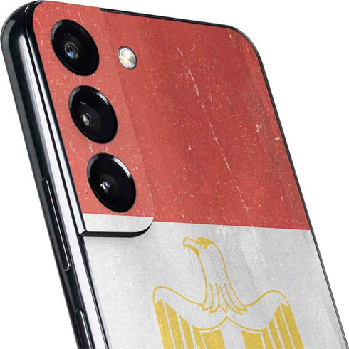 Egypt Flag Distressed Galaxy S22 Skin