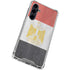Egypt Flag Distressed Galaxy S23 FE Clear Case