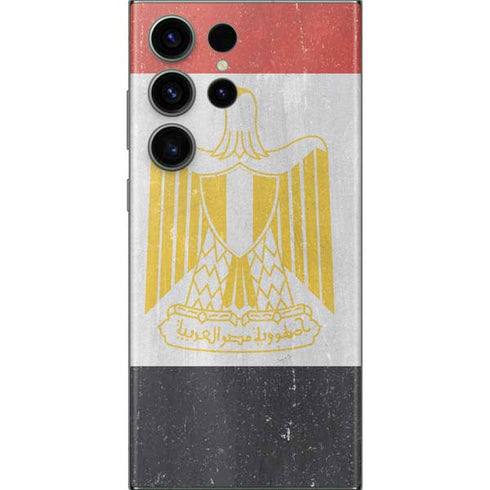 Egypt Flag Distressed Galaxy S23 Ultra Skin