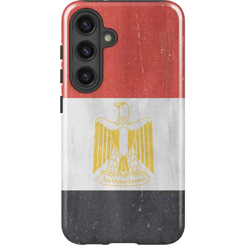 Egypt Flag Distressed Galaxy S24 Plus Impact Case