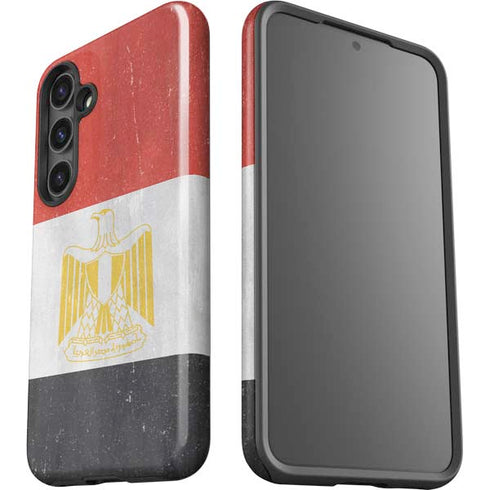 Egypt Flag Distressed Galaxy S24 Plus Impact Case