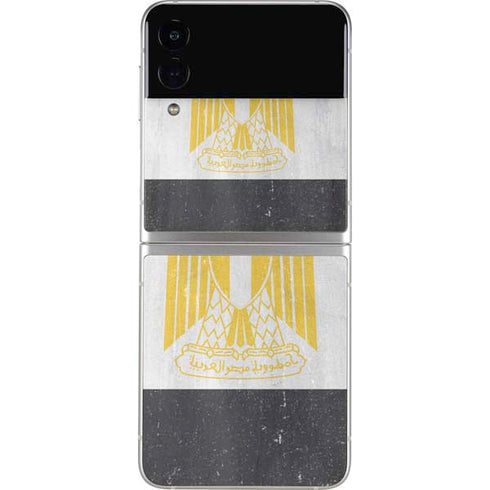 Egypt Flag Distressed Galaxy Z Flip4 5G Skin