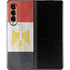 Egypt Flag Distressed Galaxy Z Fold3 5G Skin