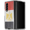 Egypt Flag Distressed Galaxy Z Fold4 5G Clear Case