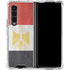 Egypt Flag Distressed Galaxy Z Fold4 5G Clear Case