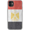 Egypt Flag Distressed iPhone 11 Clear Case