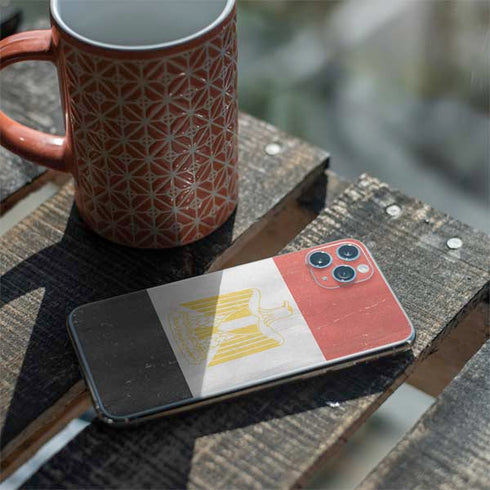Egypt Flag Distressed iPhone 11 Pro Max Skin