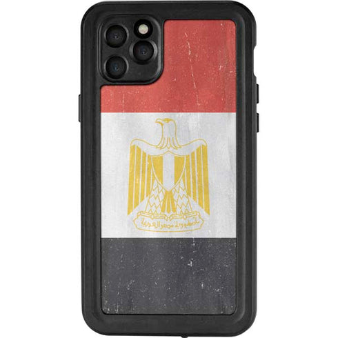 Egypt Flag Distressed iPhone 11 Pro Max Waterproof Case