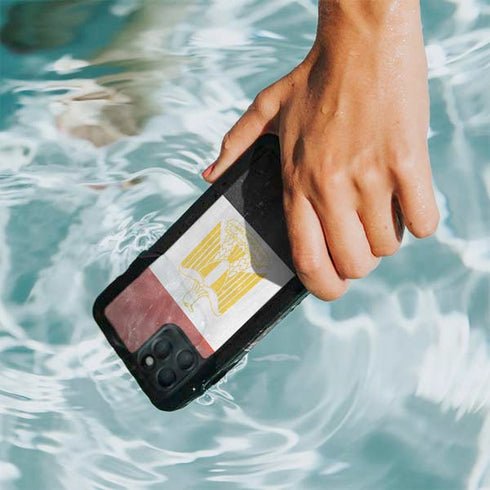 Egypt Flag Distressed iPhone 11 Pro Max Waterproof Case