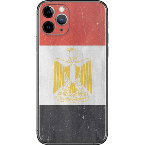 Egypt Flag Distressed iPhone 11 Pro Skin
