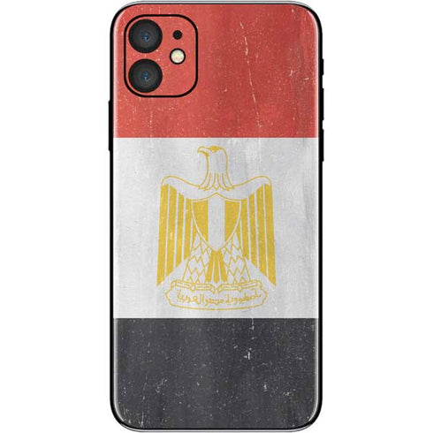 Egypt Flag Distressed iPhone 11 Skin