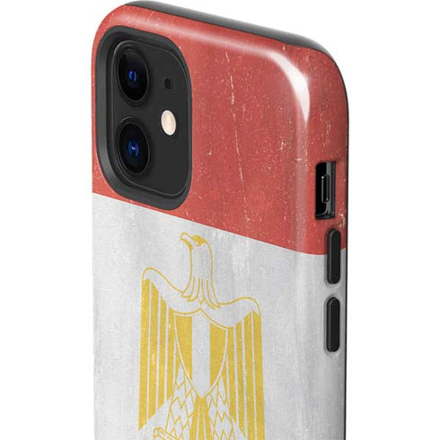 Egypt Flag Distressed iPhone 12 Mini Impact Case