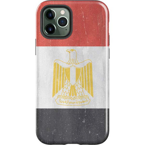 Egypt Flag Distressed iPhone 12 Pro Impact Case