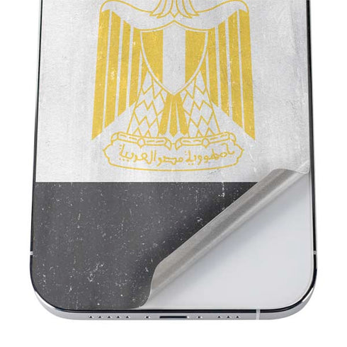 Egypt Flag Distressed iPhone 12 Pro Max Skin