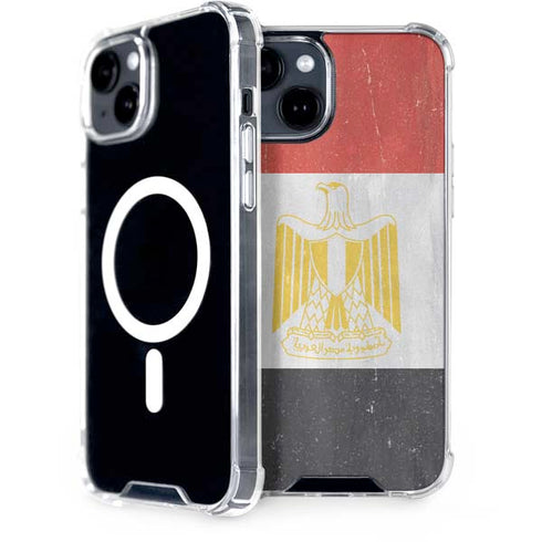 Egypt Flag Distressed iPhone 13 MagSafe Case