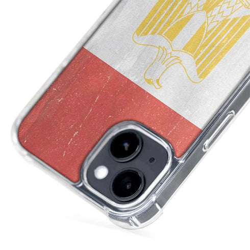 Egypt Flag Distressed iPhone 15 Plus MagSafe Case