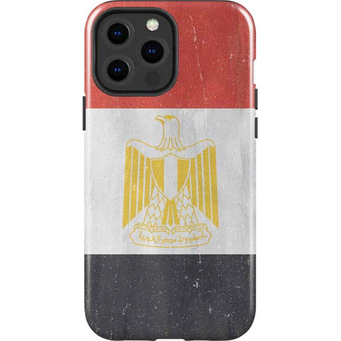 Egypt Flag Distressed iPhone 14 Pro Max Impact Case